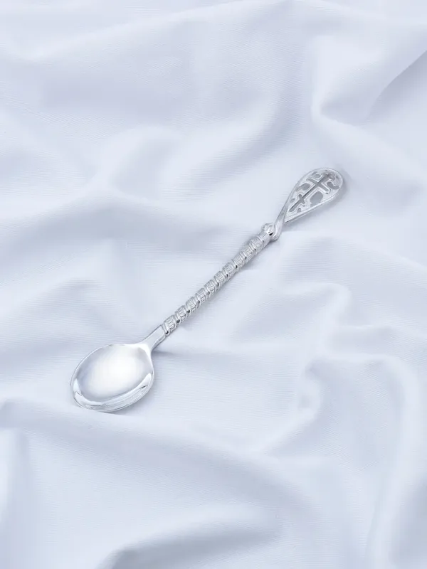 Ложка чайная из серебра