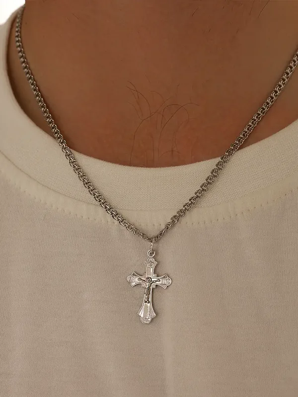 Цепь из серебра, родий