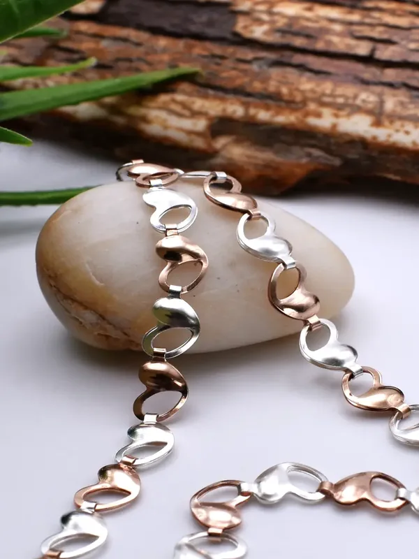 Браслет из серебра, золочение