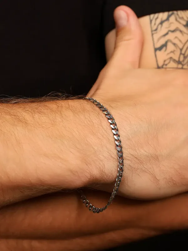 Браслет из серебра, оксид