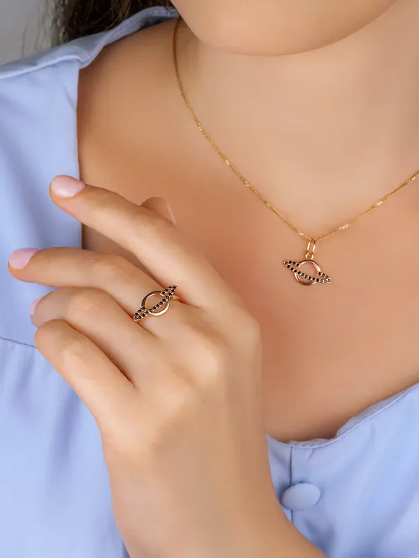 Кольцо из серебра, золочение