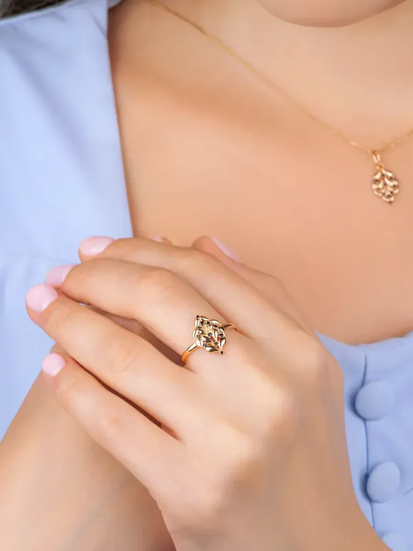 Подвеска из серебра, золочение