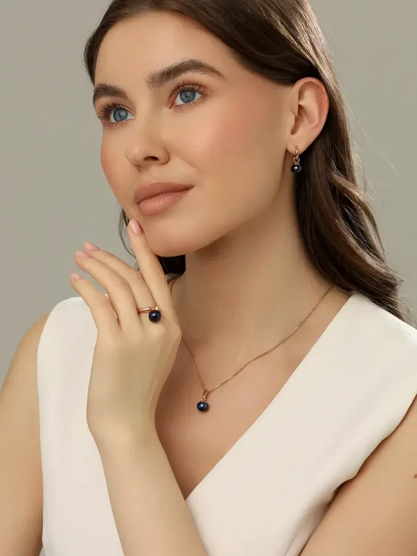 Серьги из серебра с жемчугом, золочение