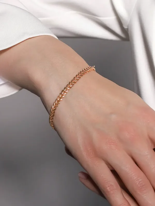 Браслет из серебра, золочение