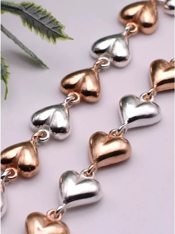 Браслет из серебра, золочение