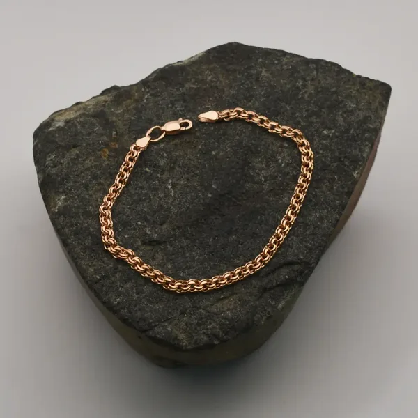 Браслет из серебра, золочение