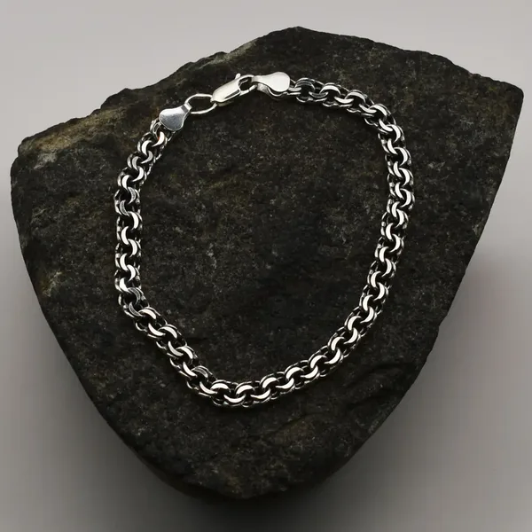 Браслет из серебра, оксид