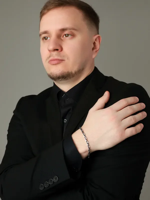 Браслет из серебра, оксид