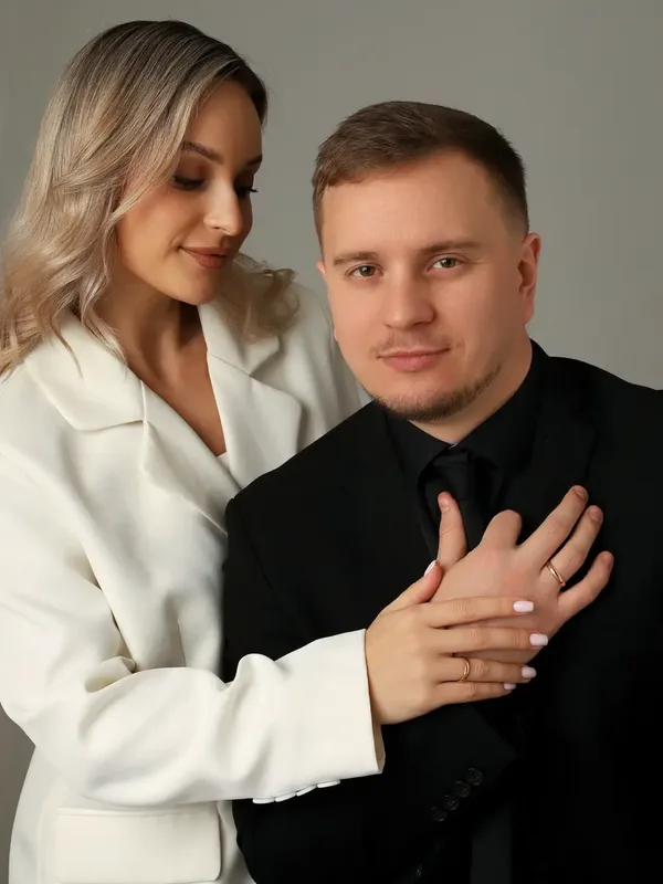 Кольцо обручальное из серебра, золочение