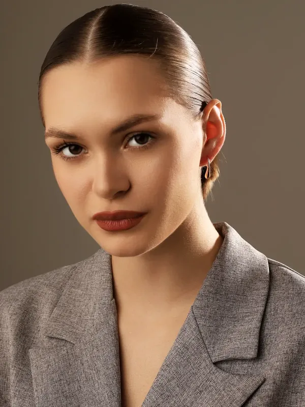 Серьги из серебра, золочение