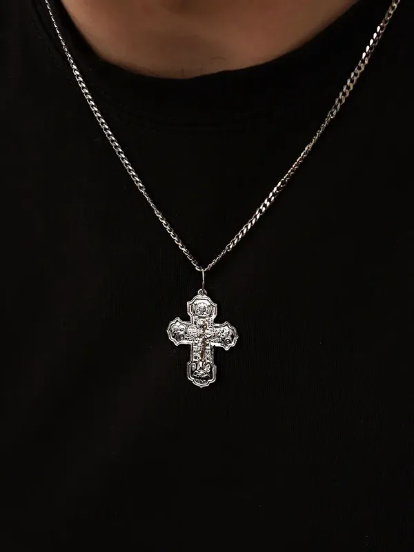 Цепь из серебра, родий
