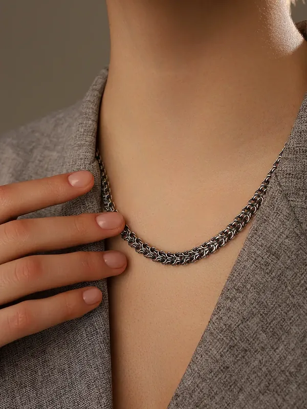 Цепь из серебра, оксид