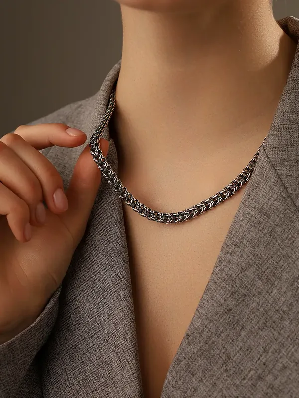 Цепь из серебра, оксид