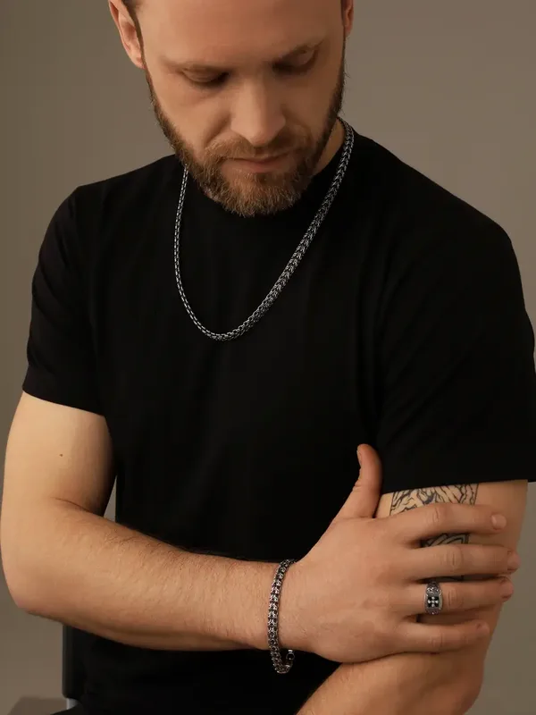 Цепь из серебра, оксид
