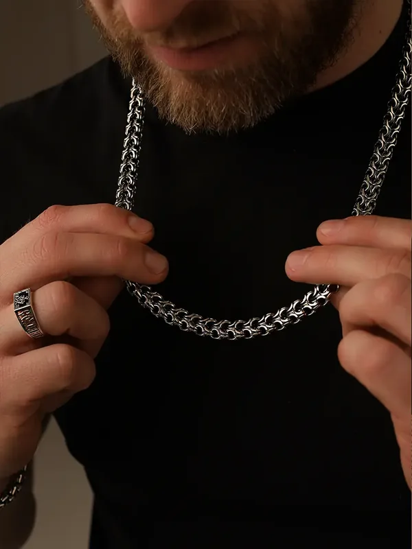Цепь из серебра, оксид
