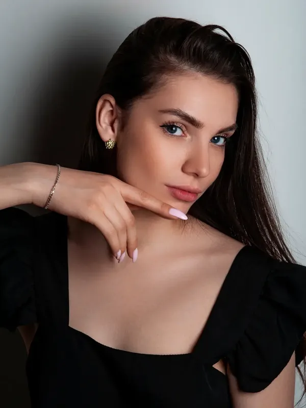 Браслет из серебра, родий