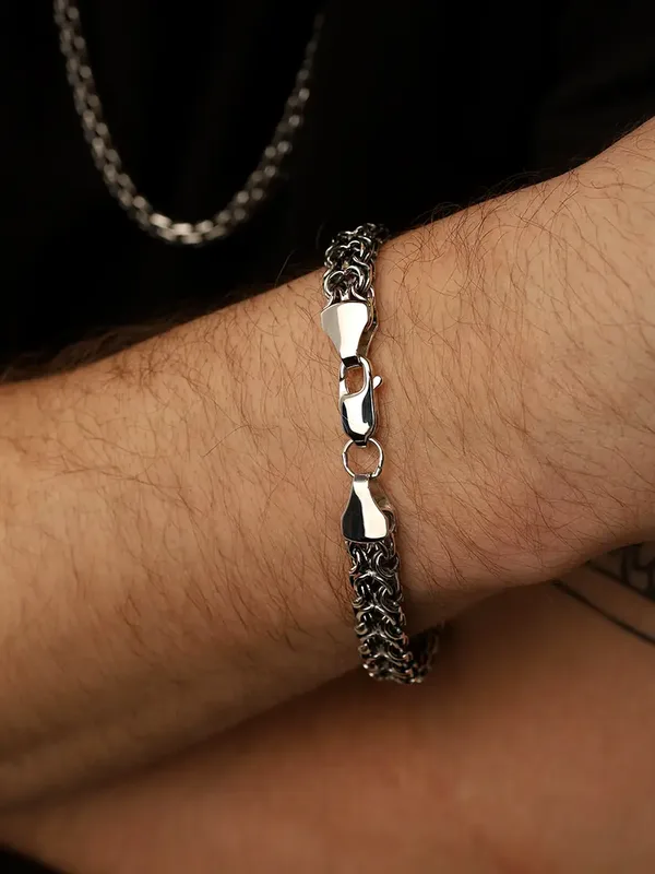 Браслет из серебра, оксид
