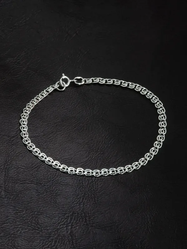 Цепь из серебра, родий