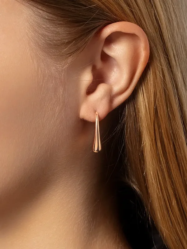 Серьги из серебра, золочение