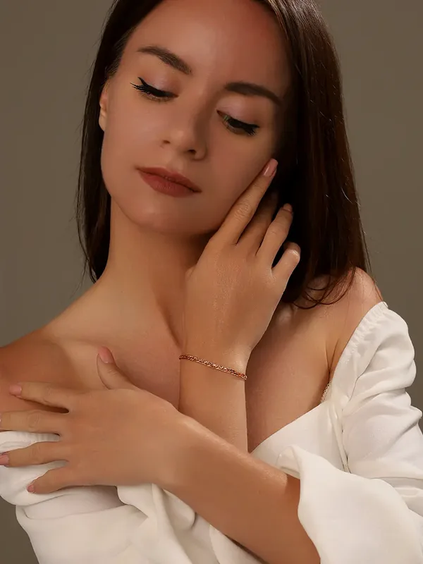 Браслет из серебра, золочение