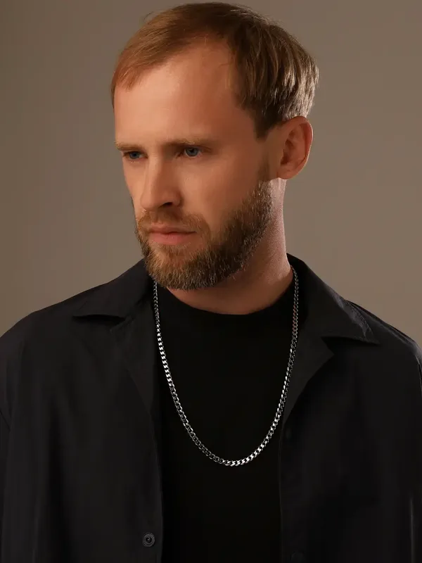 Цепь из серебра, родий