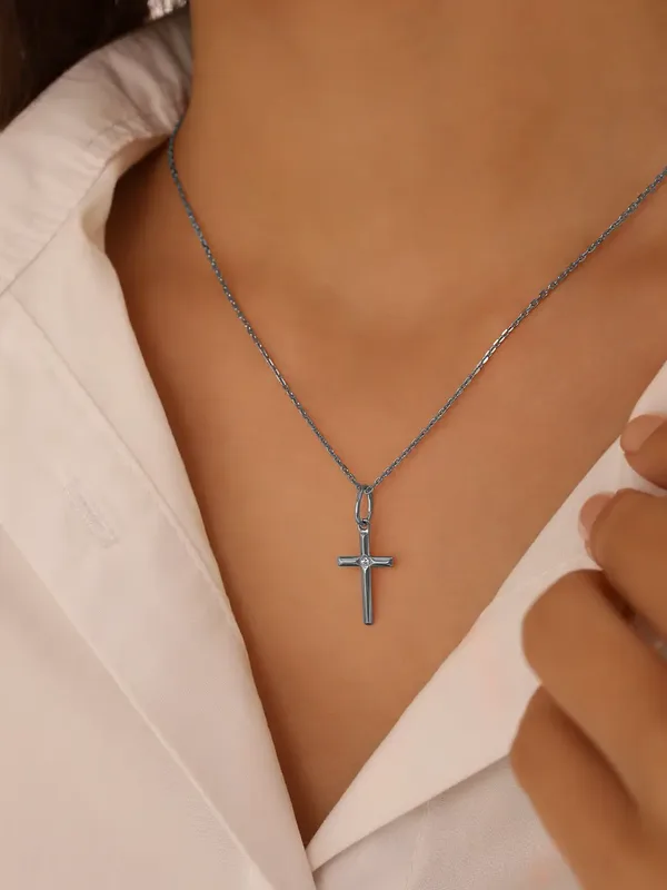 Цепь из серебра, родий
