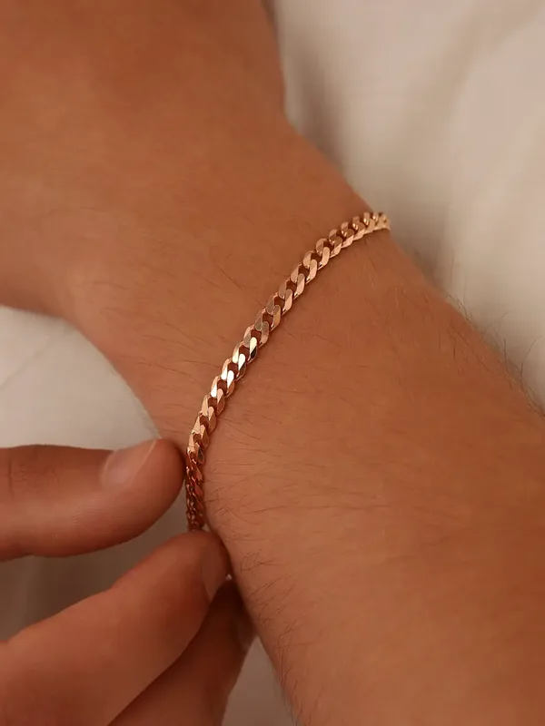 Браслет из серебра, золочение