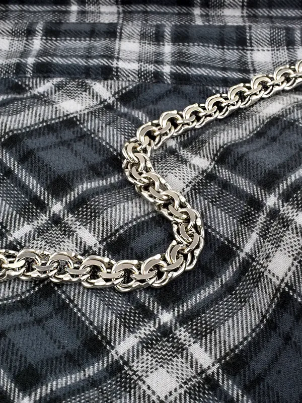 Цепь из серебра, родий