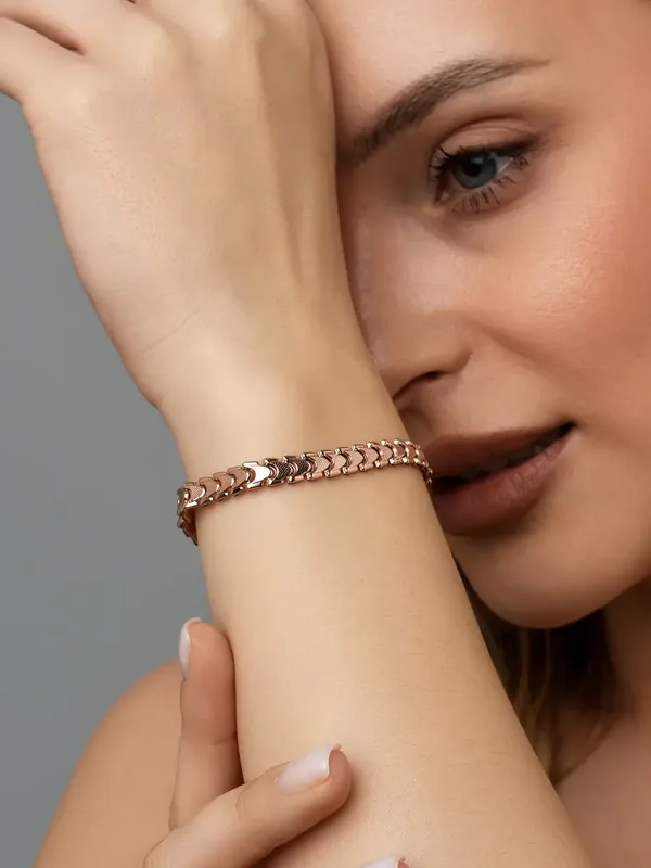 Браслет из серебра, золочение