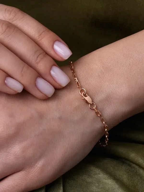 Браслет из серебра, золочение