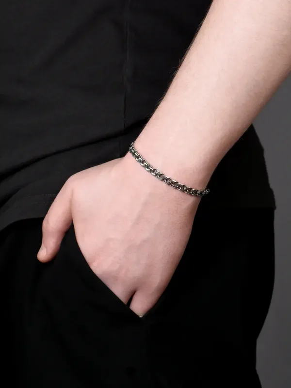 Браслет из серебра, оксид