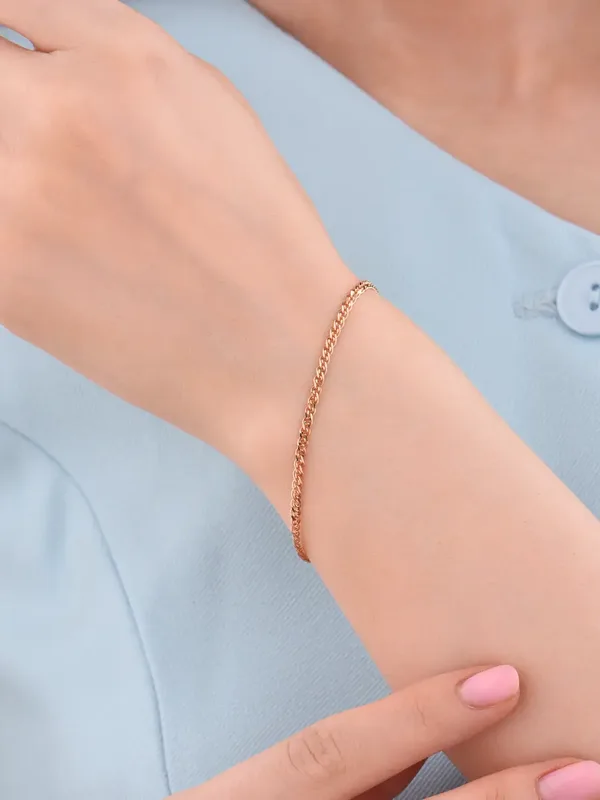 Браслет из серебра, золочение