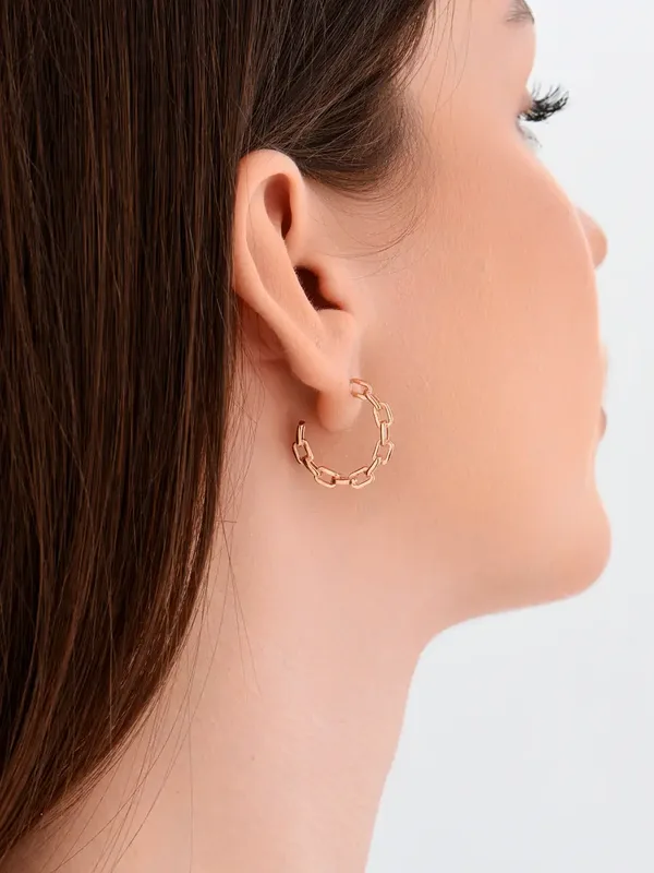 Серьги из серебра, золочение