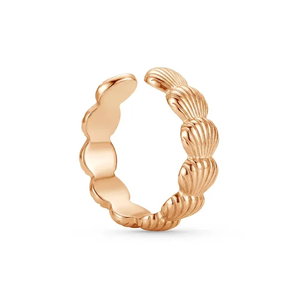 Серьга из серебра, золочение