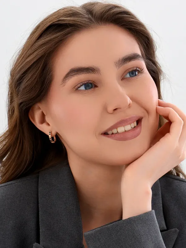 Серьги из серебра, золочение