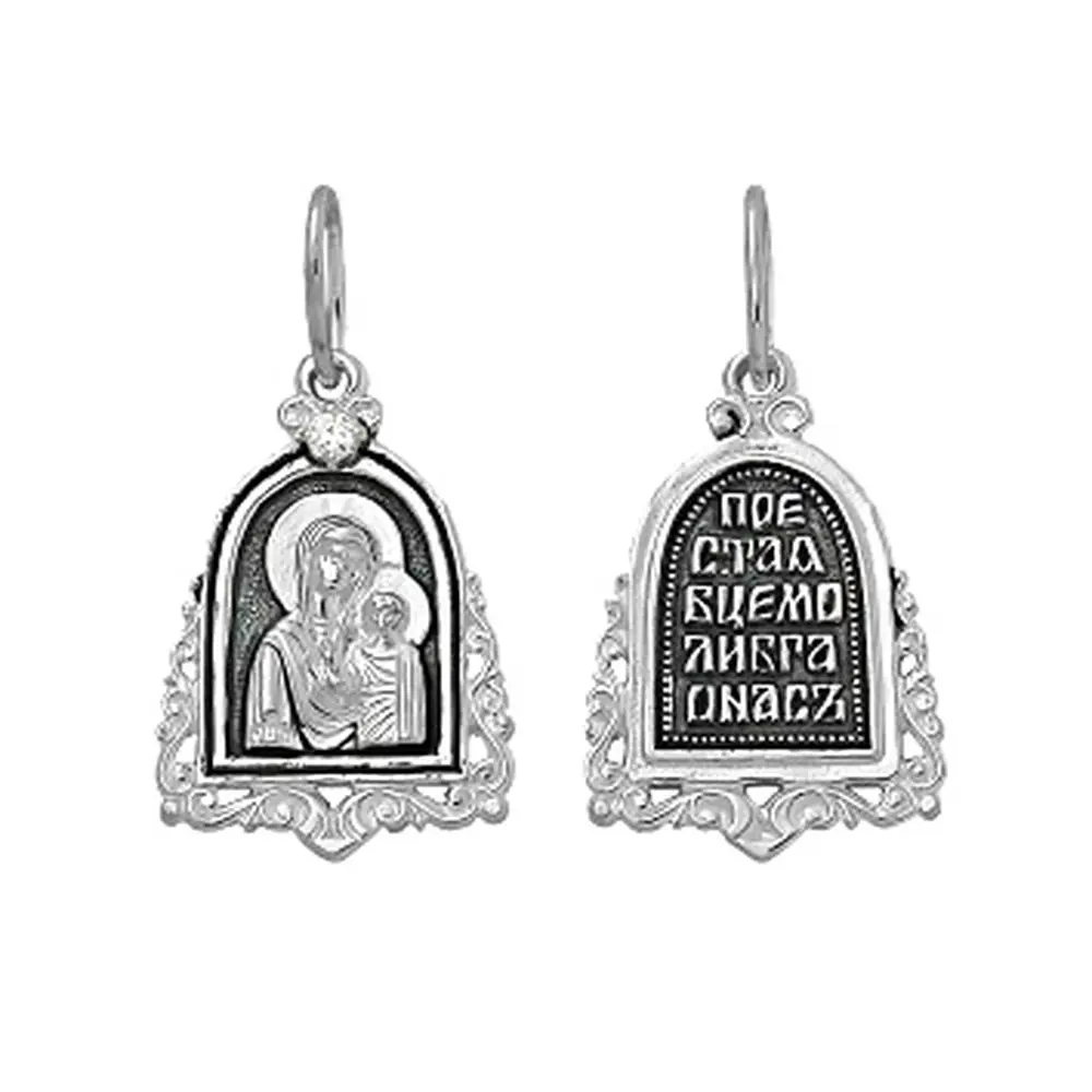 Частичное чернение, фианит