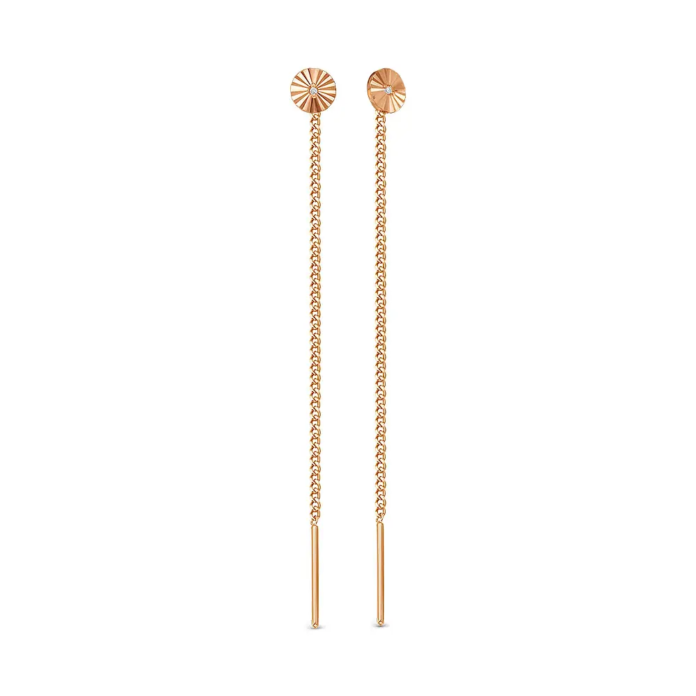 Серьги-продёвки 2-2550з-1 золочение