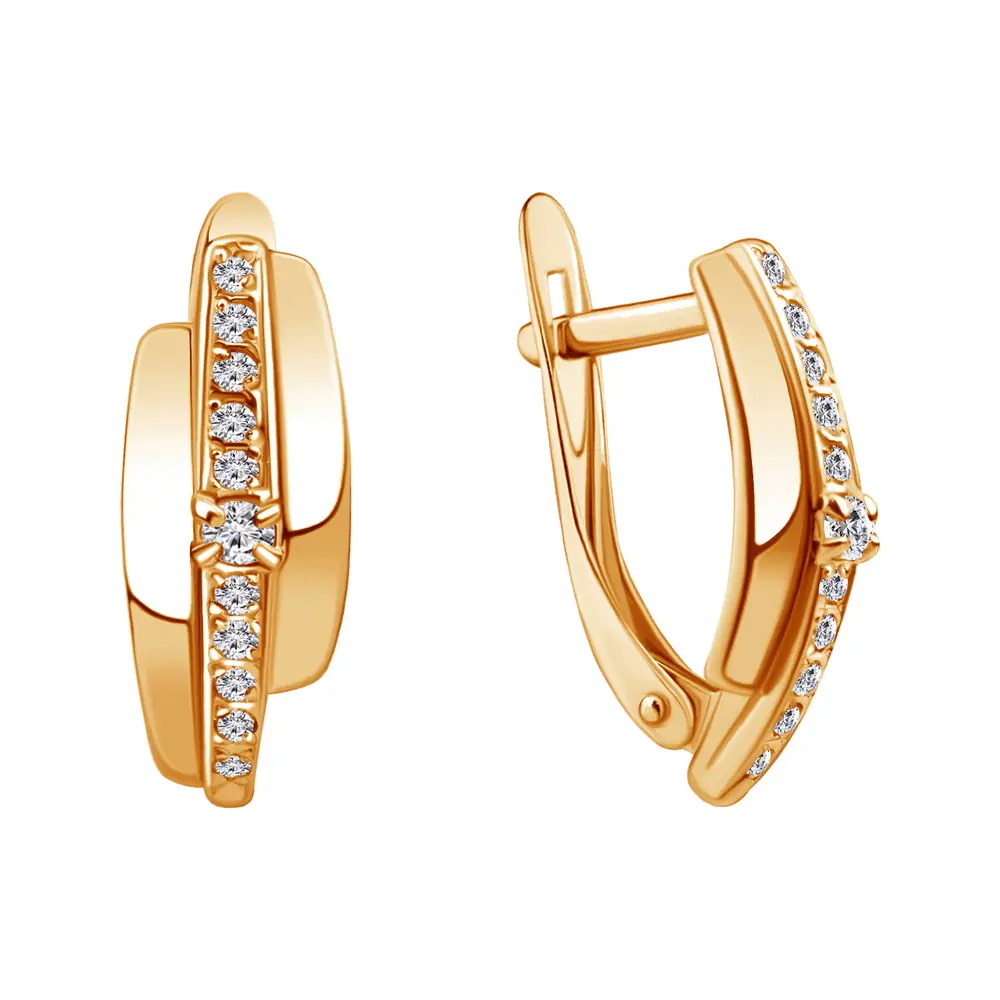 Серьги С-2730з-100 золочение