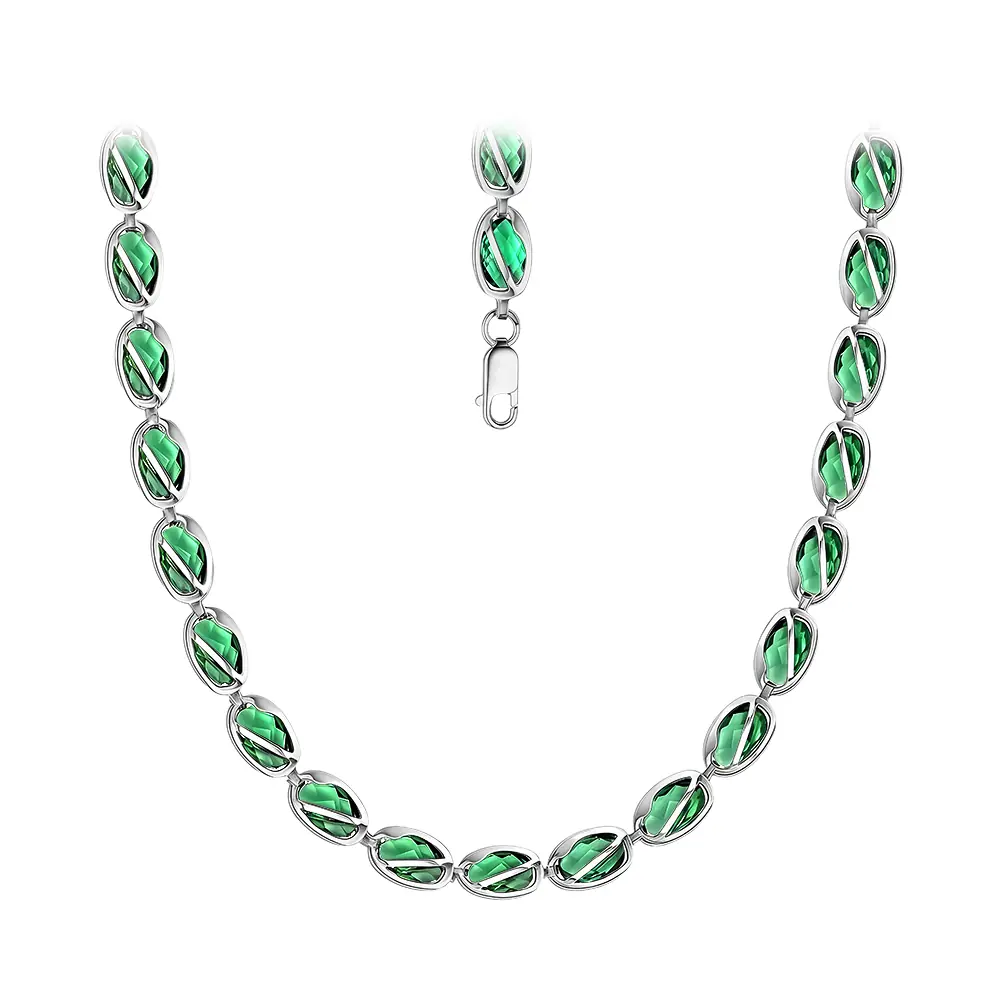 Колье ШК-4050р-208 родий