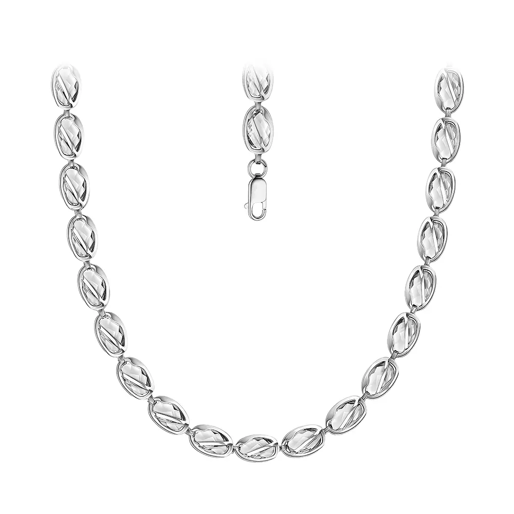 Колье ШК-4050р-200 родий