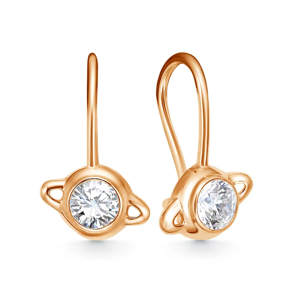 Серьги 50217з-100 золочение