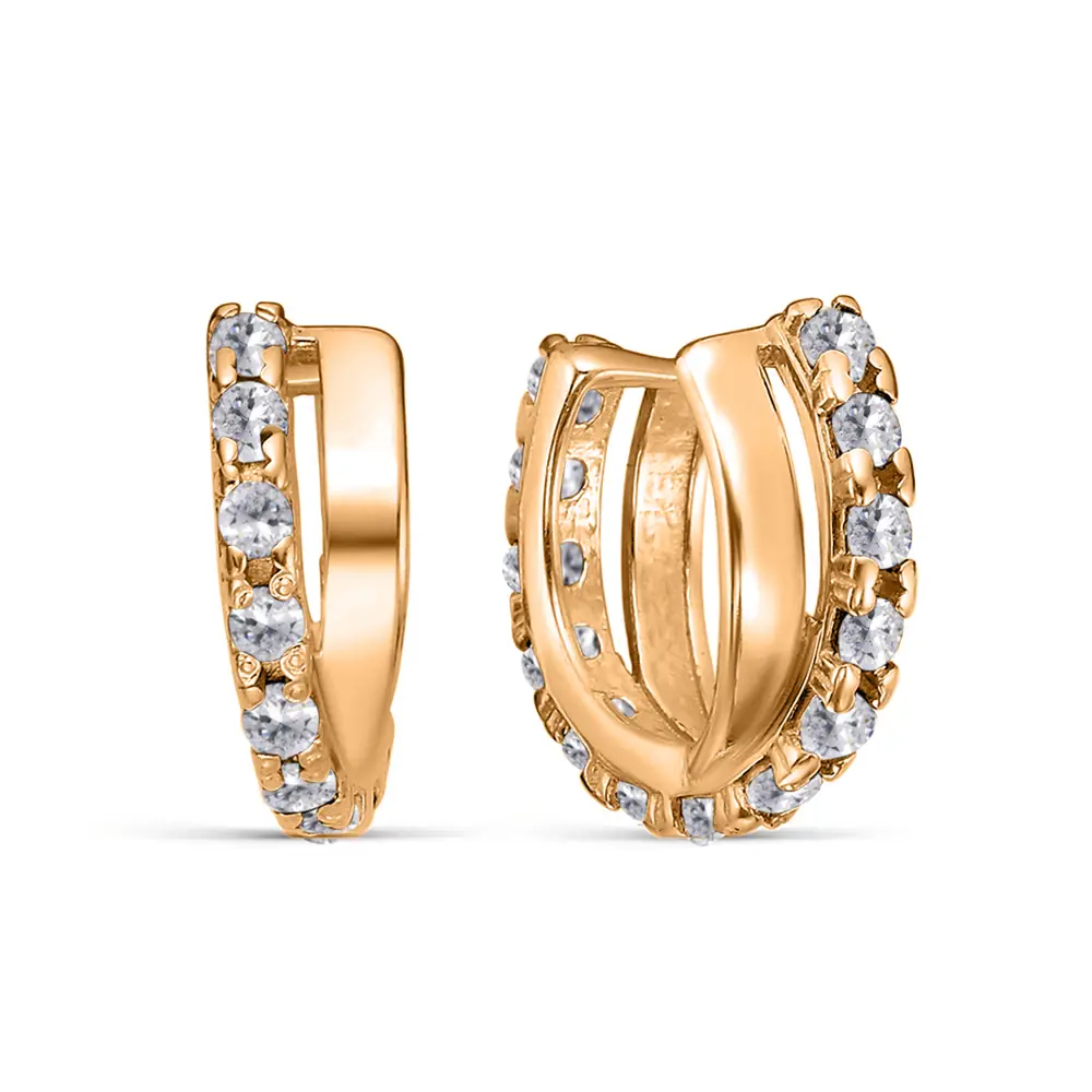 Серьги (зажимы) 22240з-100 золочение