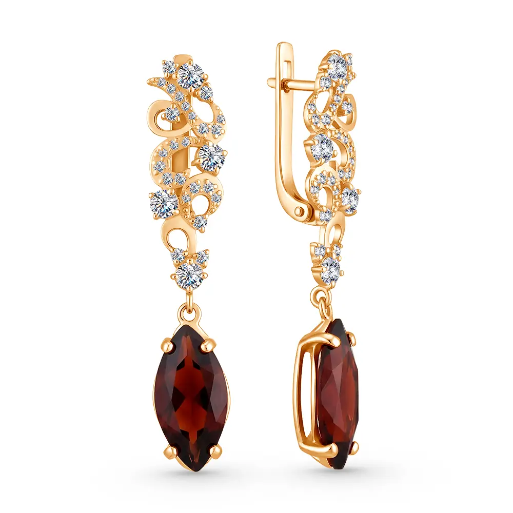 Серьги 1-2505з-209 золочение