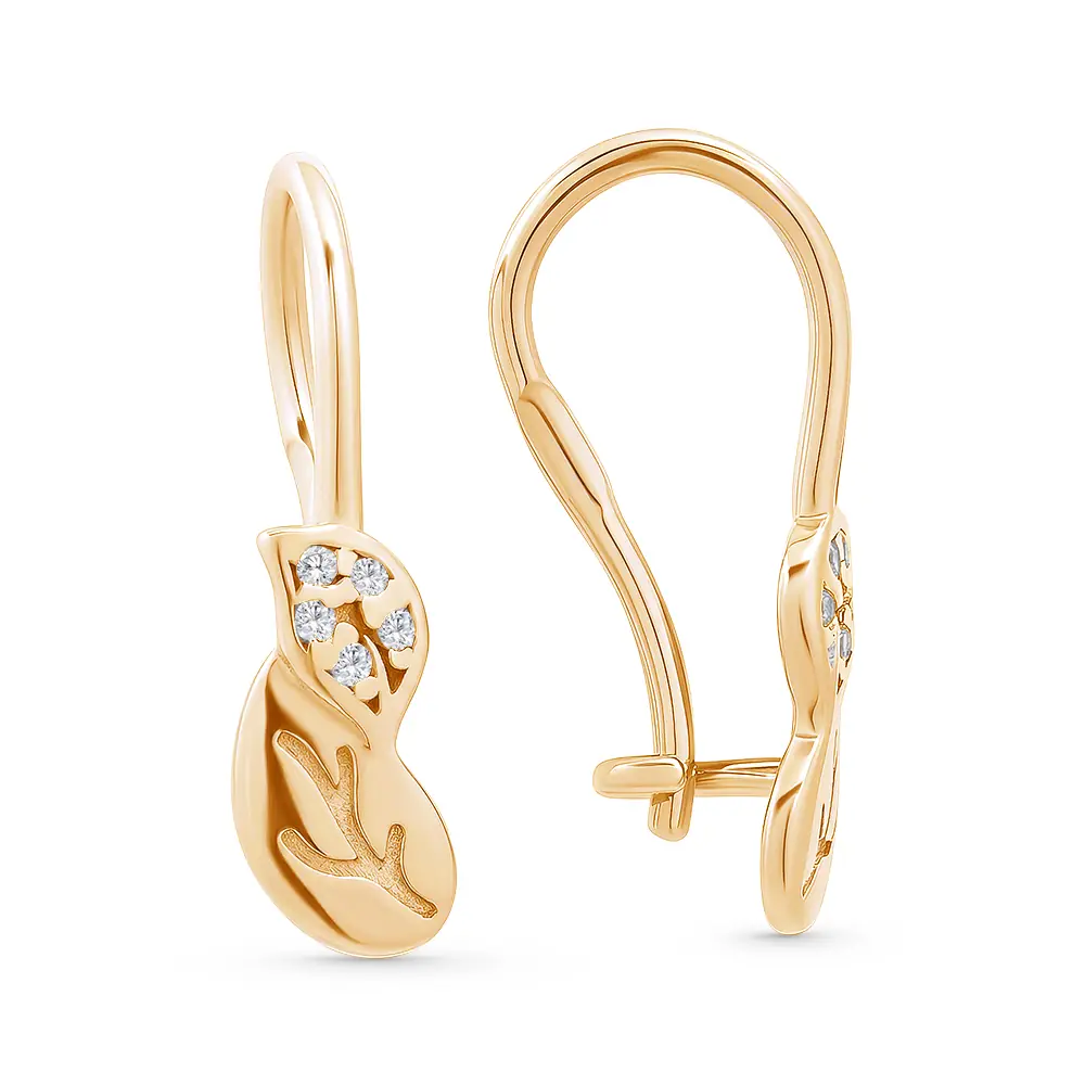 Серьги 50216з-100 золочение